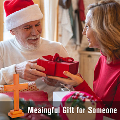 Украшения в виде креста из соснового дерева&nbsp;AJEW-WH0083-30B