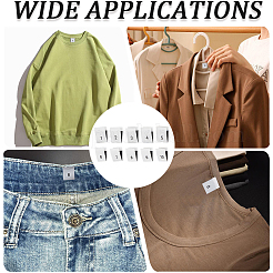 400 étiquette de taille en polyester de 10 styles pour vêtements&nbsp;DIY-CY0003-95