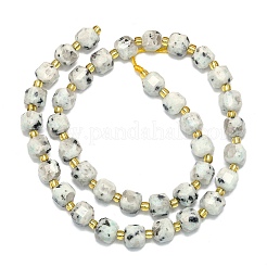 Природных кунжута яшмы бисер нитей G-I376-D61-01