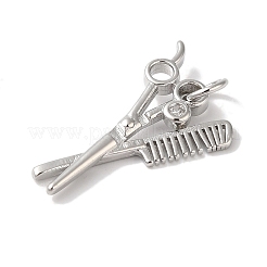 Подвески из латуни и кубического циркония&nbsp;LS-KK-L216-062P