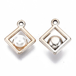 Абс пластмассовые жемчужные подвески&nbsp;OACR-R248-006LG