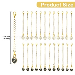 24 шт. 2-х цветные эмалевые подвески для чашек&nbsp;HJEW-CJ00079