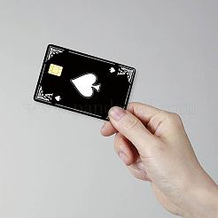 Прямоугольные пластиковые водонепроницаемые наклейки для карт из ПВХ DIY-WH0432-175