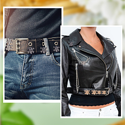 30 шт. 3-х цветные декоративные пряжки для сумок из цинкового сплава&nbsp;FIND-GF0005-14