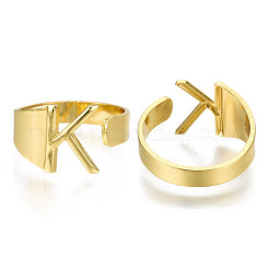 Сплав манжеты кольца пальцев X-RJEW-S038-195K-G-NR