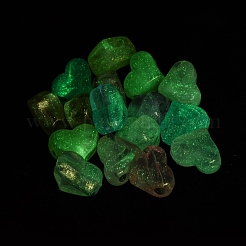 Leuchtende transparente Acrylperlen LACR-S001-14D