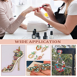 Стеклянные кабошоны со стразами&nbsp;DIY-LP0002-52D