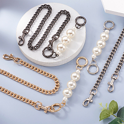 3 комплект 3-х цветных цепных ремней для сумок из цинкового сплава FIND-GN0001-23