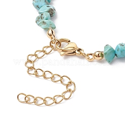 Браслеты из натурального хаулита с бусинами для женщин&nbsp;BJEW-JB11742-04