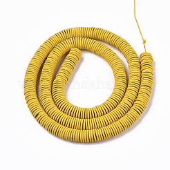 Окрашенного распылением немагнитных синтетических нитей гематита бусы G-R0468-03D-11