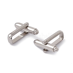 Не тускнеющие мужские запонки из нержавеющей стали 201 фурнитура STAS-G291-02P