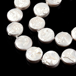 Покрытие нитей из натуральных пресноводных ракушек SHEL-N026-226