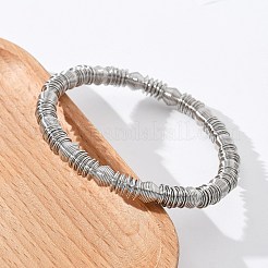 Bracelets extensibles en acier inoxydable 304 pour femmes&nbsp;LS-BJEW-P315-02B-P