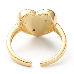 Латунные микро проложить пальцев кольца кубического циркония RJEW-P021-01A