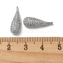 Ottone micro spianare pendenti zirconi&nbsp;X-KK-H460-08P