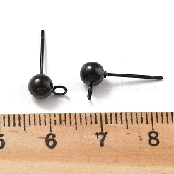 Фурнитура для сережек-гвоздиков из нержавеющей стали 304 STAS-P099-04EB