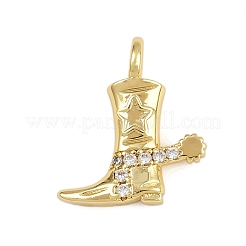 Латунные микро проложить кубического циркония подвески KK-I352-35G