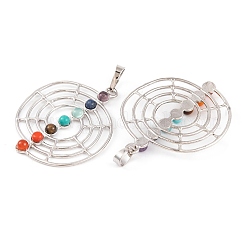 Подвески из натурального тигрового глаза чакры G-NH0025-10P