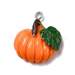 Подвески из непрозрачной смолы на осеннюю тематику RESI-B011-15