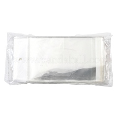 リング用長方形折りたたみ紙ジュエリーディスプレイカード50枚  50個のOPPプラスチックバッグ付き  ペルー  10.8x6x0.05cm&nbsp;CDIS-FS0001-31C