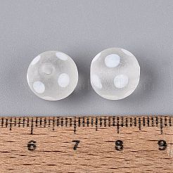 Bereift handgefertigten Glasperlen&nbsp;LAMP-Q039-10A