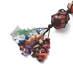 7 Chakra-Edelstein-Hängedekoration&nbsp;HJEW-JM00805-01