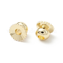 Покрытие стойки латунная крышка бусины&nbsp;X-KK-WH0060-03G-02