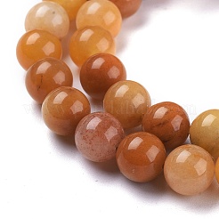 Природный Топаз нефрита бисер нитей G-K410-08-8mm