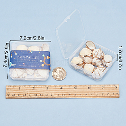 Гальванические подвески с морской раковиной&nbsp;SSHEL-SC0001-09