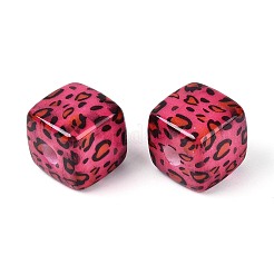 Непрозрачные акриловые бусины с лазерной печатью&nbsp;OACR-N155-07E