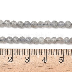 Природные лабрадорита бисер нитей G-L642-F07-4mm