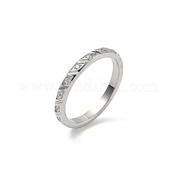 Кольца из нержавеющей стали 304 с кубическим цирконием для женщин RJEW-F189-01P
