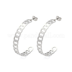 Серьги-гвоздики из нержавеющей стали 304&nbsp;EJEW-Z089-12P