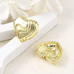 Латунные серьги-гвоздики для женщин&nbsp;EJEW-U035-09G