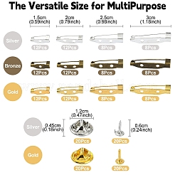 Железная фурниутра для броши IFIN-YW0003-52