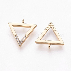 Латунные микро проложить кубического циркония подвески&nbsp;LS-X-ZIRC-Q014-044G