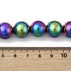 Гальванические нити из синтетических немагнитных гематитовых бусин G-H327-D02-05B