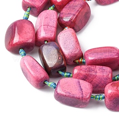 Природный агат бисер нитей&nbsp;G-P605-A01-01