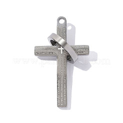 Ciondoli in acciaio inox 304&nbsp;STAS-OY017-65G