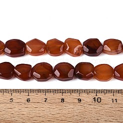 Hebras de cuentas de ágata natural teñidas y calentadas.&nbsp;G-N359-15A-08