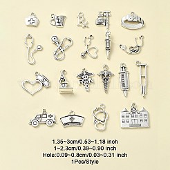 Подвески из цинкового сплава в тибетском стиле TIBEP-YW0001-72