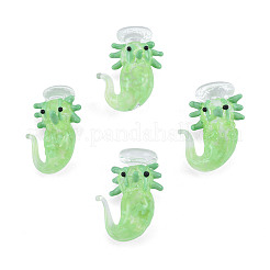 Ручной работы ухабистым Шарики Lampwork&nbsp;LAMP-N029-022B