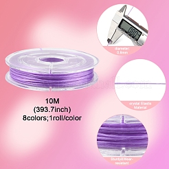 8 рулон 8-х цветов прочная эластичная бисерная эластичная нить EW-FS0001-02