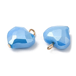 Имитация нефрита стеклянные подвески KK-Q777-01G-01