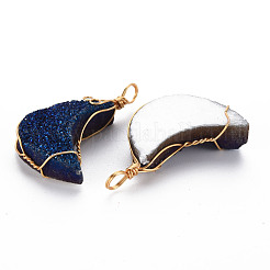 Гальванизированные подвесные агатовые подвески G-S359-295