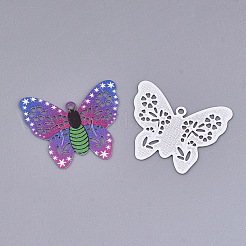 Pendentifs en laiton imprimés&nbsp;LS-KKC-R002-01D