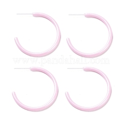 Orecchini ad anello in ceramica ipoallergenica con zirconi e bioceramica&nbsp;EJEW-Z023-01A