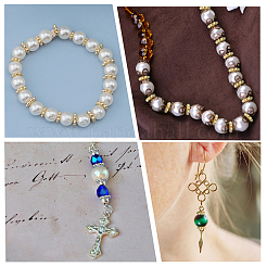 64 шт. 8 стиля 304 нержавеющая сталь разделительные бусины STAS-CA0002-02