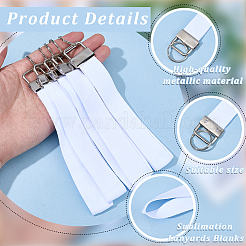 12 Stück Schlüsselanhänger aus Polyester-Armband&nbsp;KEYC-SP00007