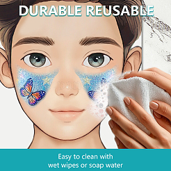 Пластиковая доска для рисования макияжем MRMJ-WH0101-002